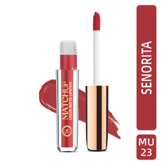 Liquid Lip Color | Long Lasting | Non-Transfer & Waterproof Lipstick for Women :- Senorita